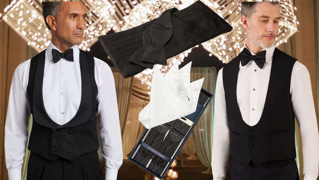 black tie event waistcoat